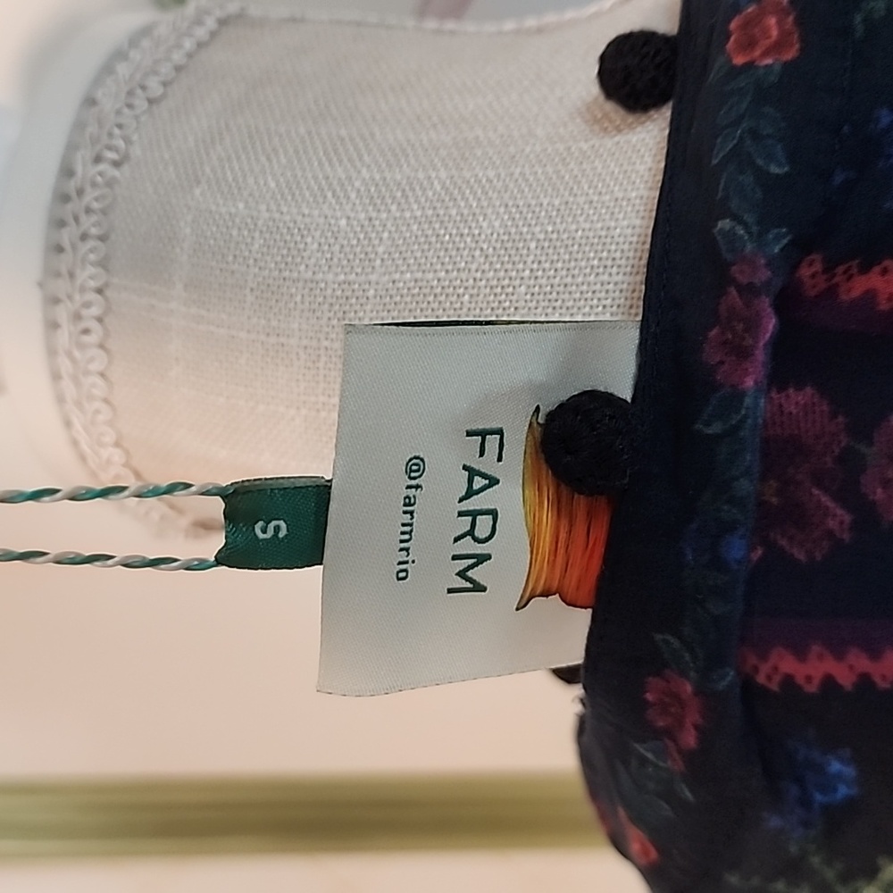 Farm Rio Flower Tapestry Mini Dress - Picture 6 of 7